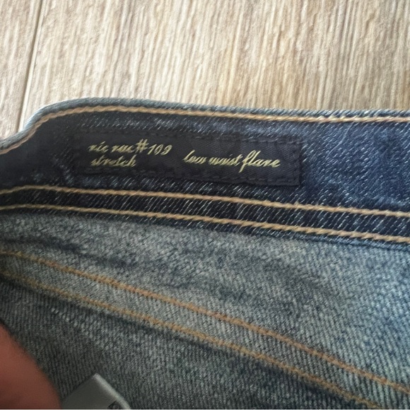Citizens of Humanity Denim low rise flare Y2K stretch #109 size 27 - Picture 7 of 8